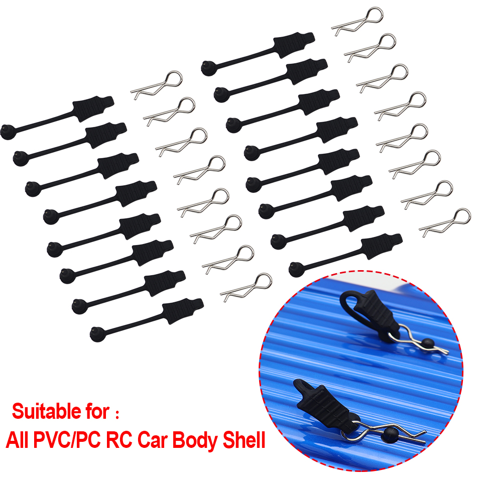 Body Jewelry Retainers - Rubberen Body Clip Retainer Kit voor