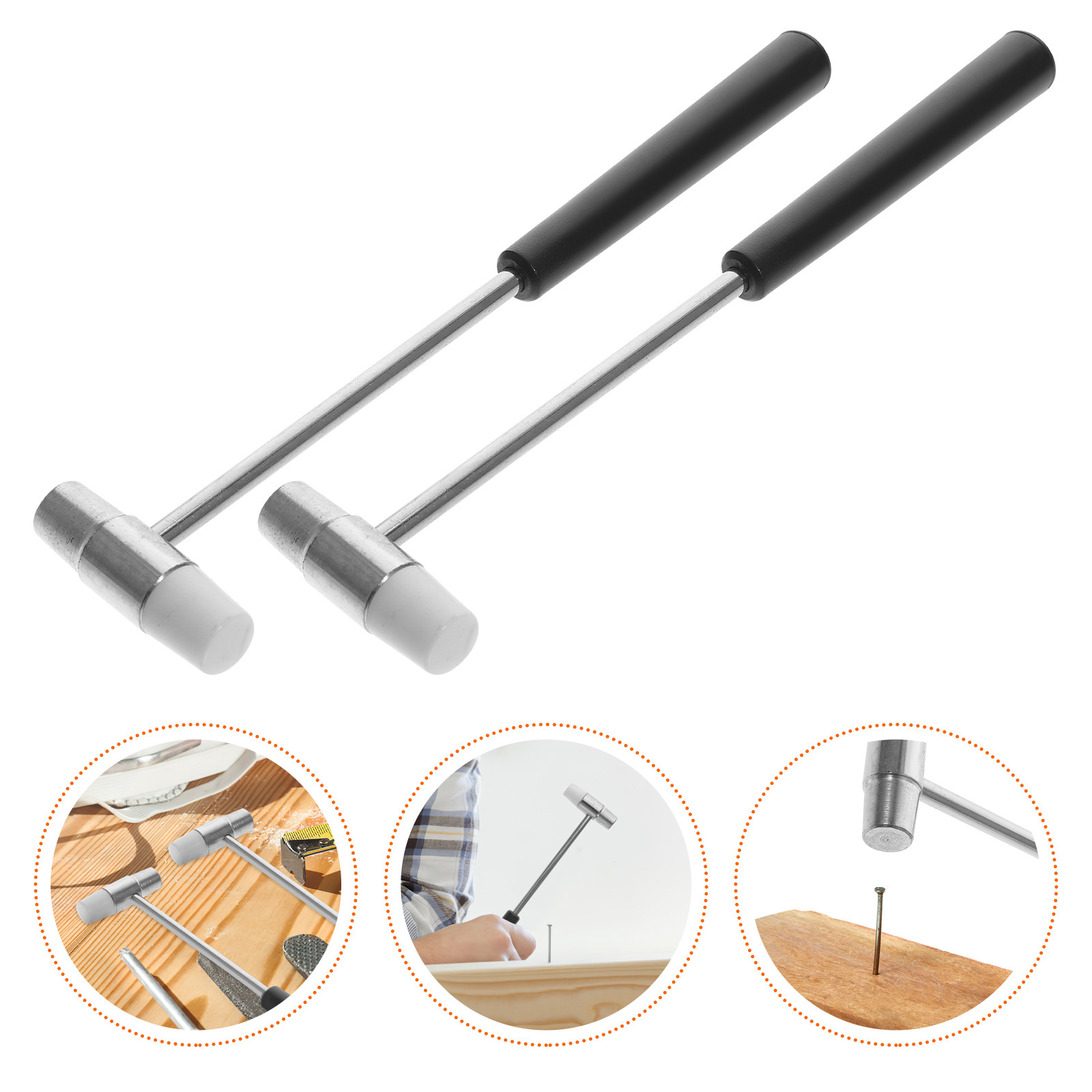 Body Jewelry Repair - 4-delige compacte multifunctionele hamerset met stalen