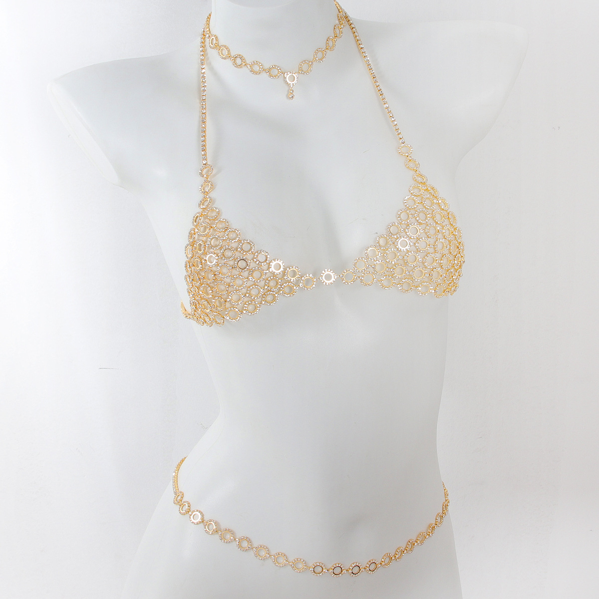 Modieuze Ronde Splicing Licht  - Body Jewelry Necklace recensie en prijs
