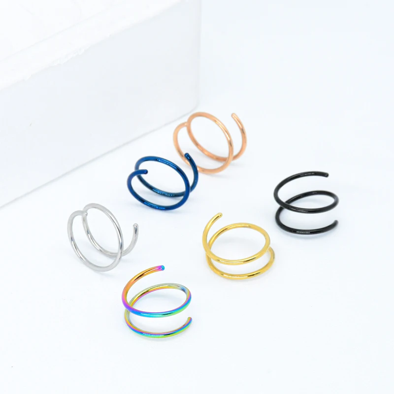 6 stuks/set, 20G, neusring van - Body Jewelry Surgical Steel recensie en prijs