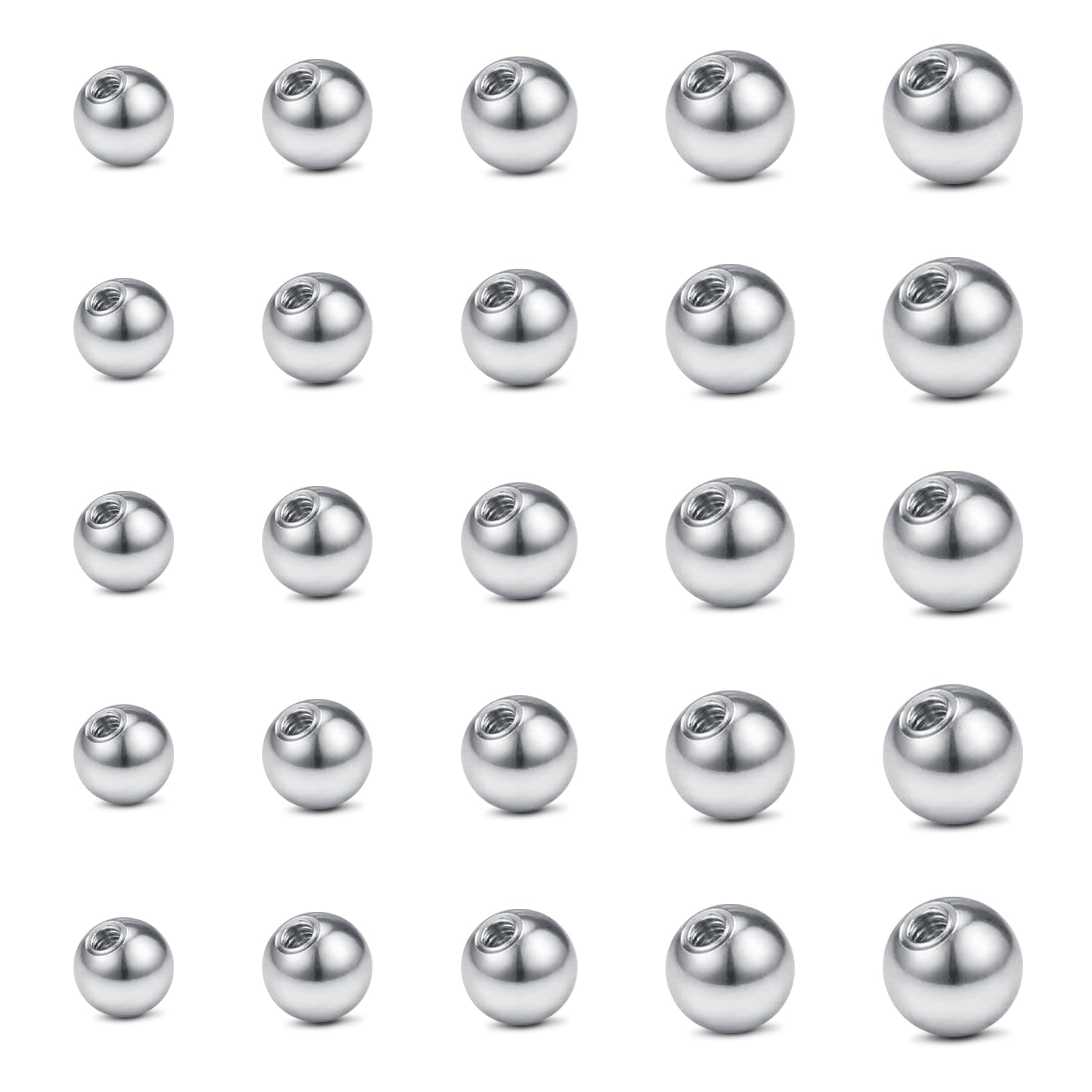 14G 3mm 4mm 5mm 6mm 8mm Extern - Body Jewelry Replacement Ball recensie en prijs