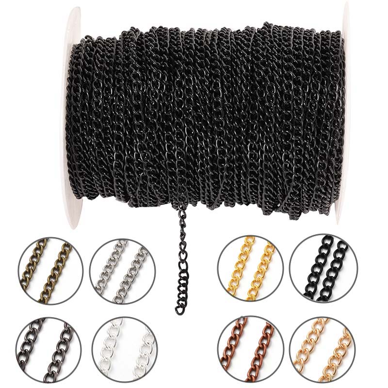 2Meter 2.5/3.5/4.5mm Metalen P - Body Jewelry Necklace recensie en prijs
