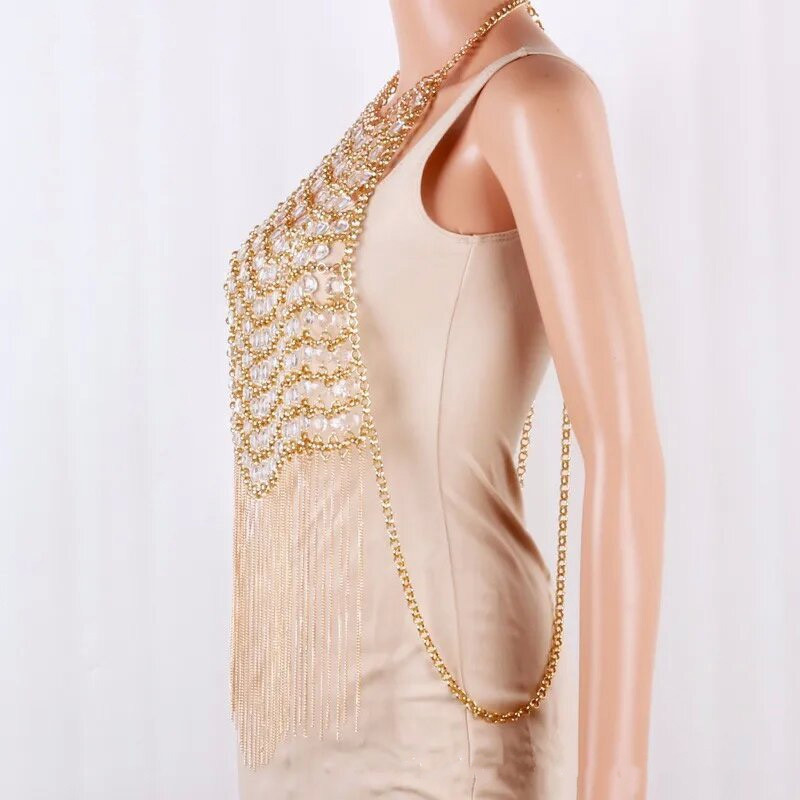 Bruiloft zware kraal meerlaags - Body Jewelry Necklace recensie en prijs